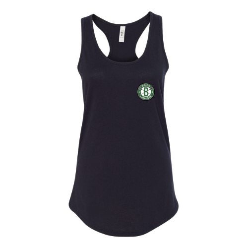 BYL Small Logo Womens Racerback Tank
