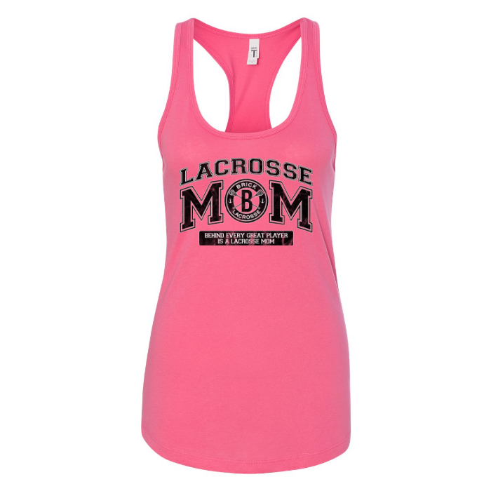 Lacrosse Mom Behind Every Great Player Tank Top