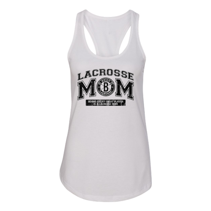 Lacrosse Mom Behind Every Great Player Tank Top