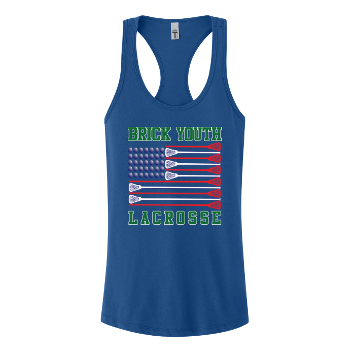 Brick Youth Lax 4th of July Flag Tank Top