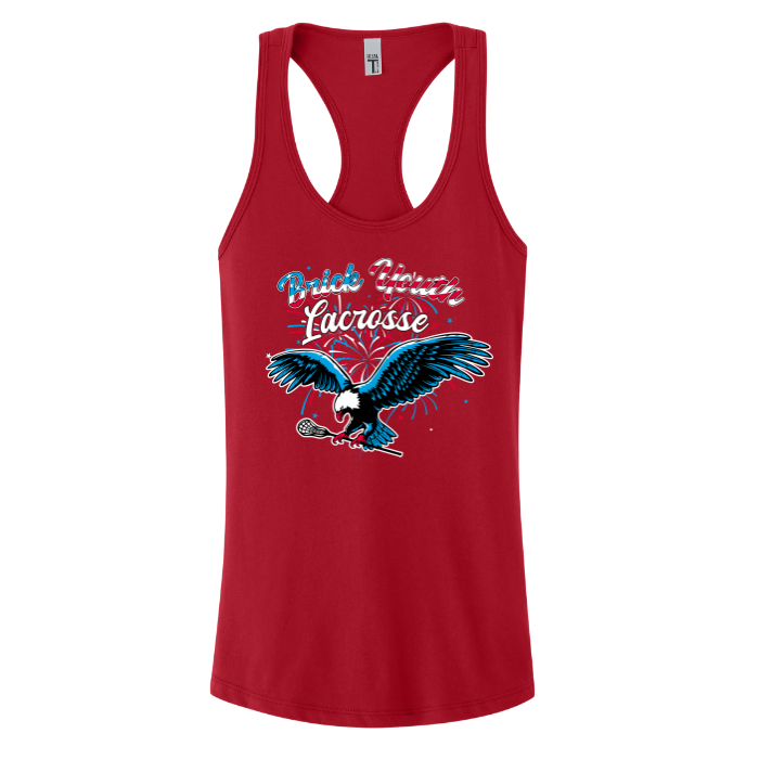 Brick Youth Lax Eagle Tank Top