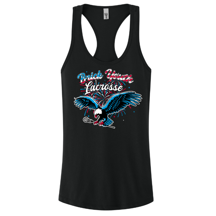 Brick Youth Lax Eagle Tank Top