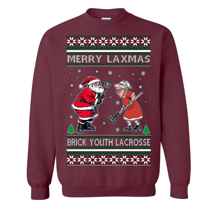 Santa Face Off Crewneck Sweatshirt