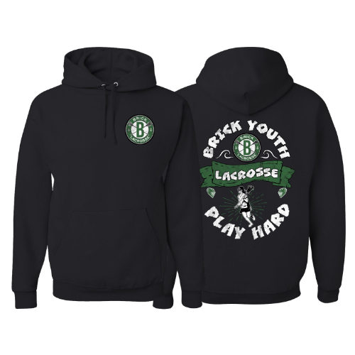 BYL GIRLS Play Hard Front and Back Hooded Sweatshirt