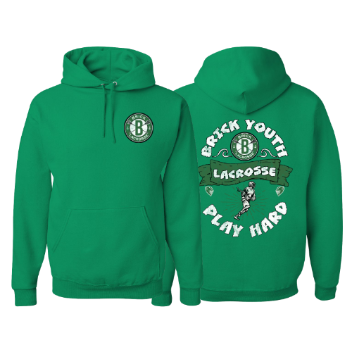 BYL BOYS Play Hard Front and Back Hooded Sweatshirt