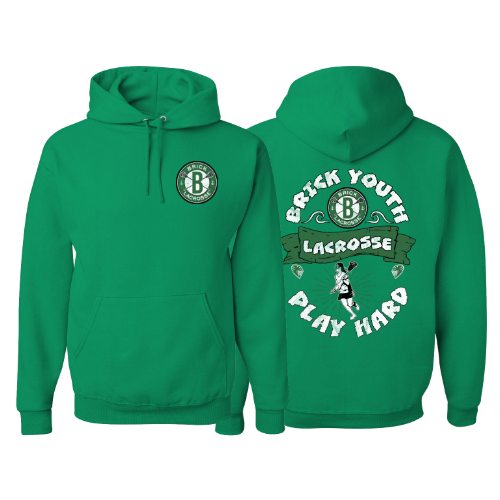 BYL GIRLS Play Hard Front and Back Hooded Sweatshirt