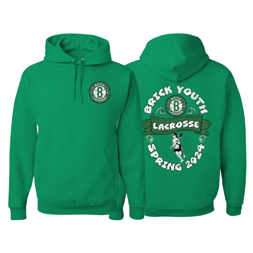 BYL GIRLS Spring 2024 Front and Back Hooded Sweatshirt