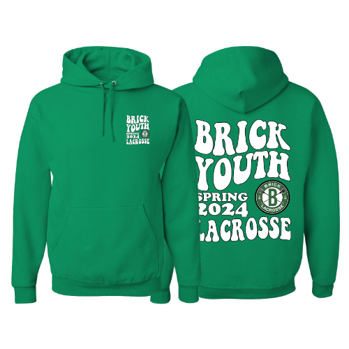 BYL GIRLS White Spring 2024 Front and Back Hooded Sweatshirt