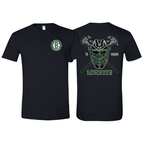 BYL BOYS Green Skull Front and Back Softstyle Cotton Tee