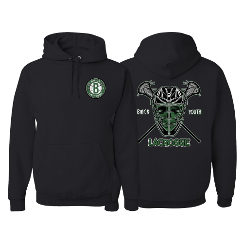 BYL BOYS Green Skull Front and Back Hooded Sweatshirt