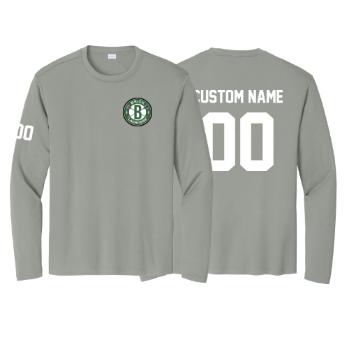 PERSONALIZED Small Logo Long Sleeve Performance Tee