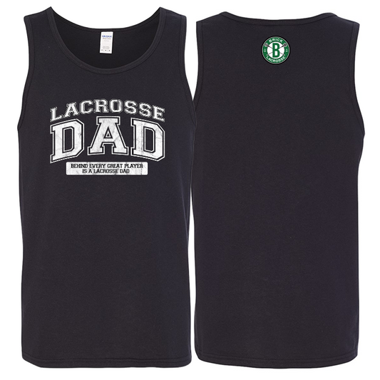 Lacrosse Dad Behind Every Great Player Tank Top