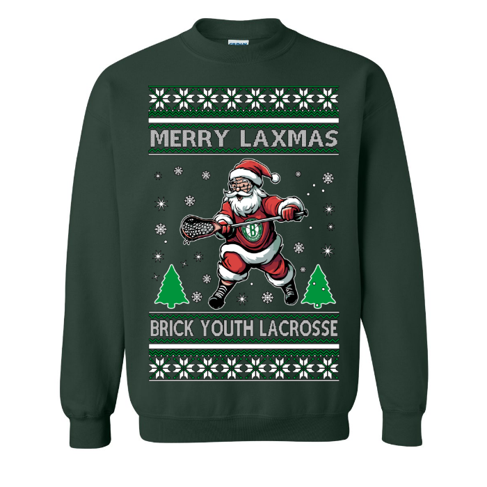 Santa Playing Crewneck Sweatshirt