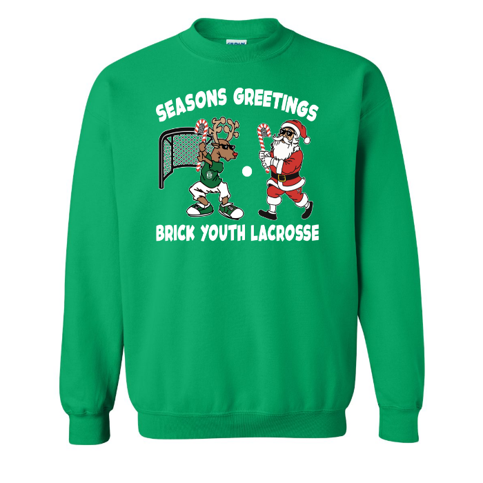 Santa Reindeer Crewneck Sweatshirt