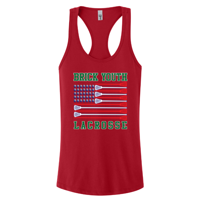 Brick Youth Lax 4th of July Flag Tank Top