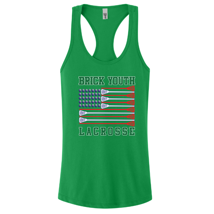 Brick Youth Lax 4th of July Flag Tank Top