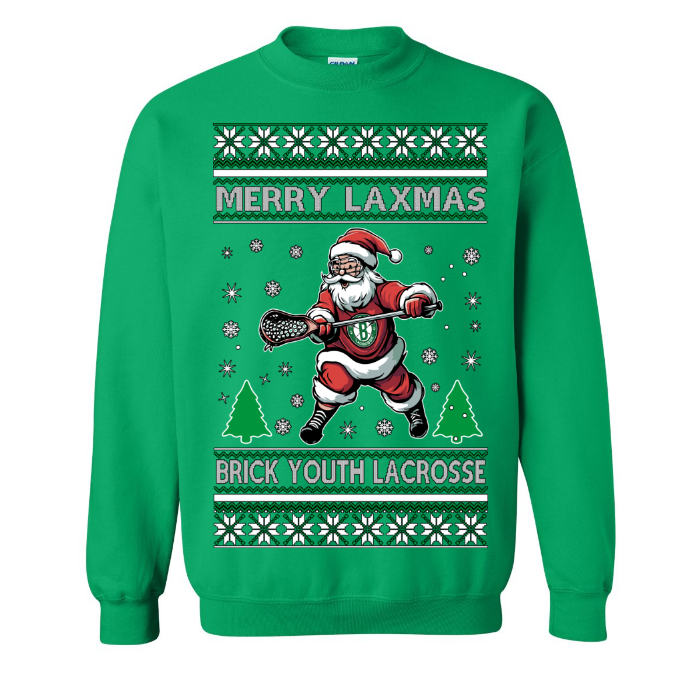 Santa Playing Crewneck Sweatshirt