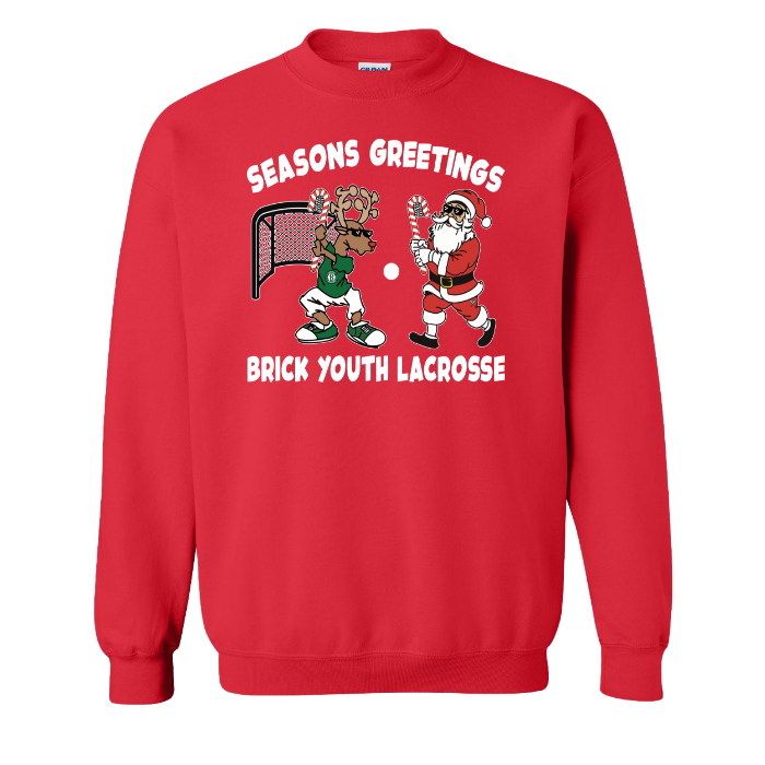 Santa Reindeer Crewneck Sweatshirt