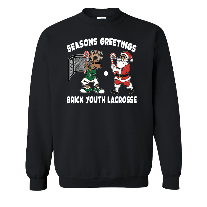 Santa Reindeer Crewneck Sweatshirt