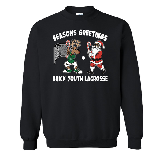 Santa Reindeer Crewneck Sweatshirt