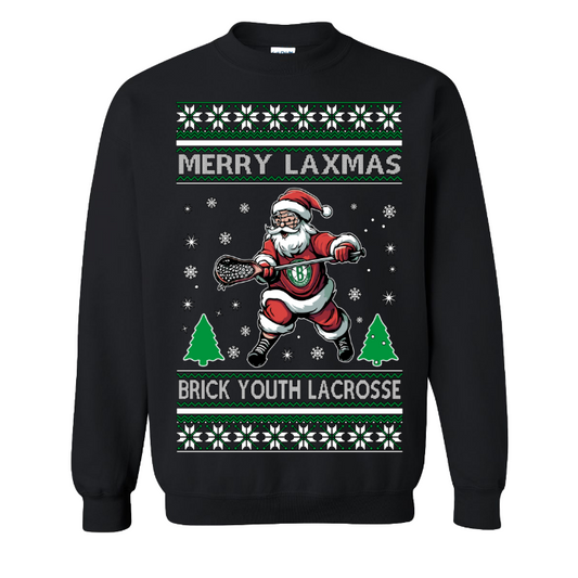 Santa Playing Crewneck Sweatshirt