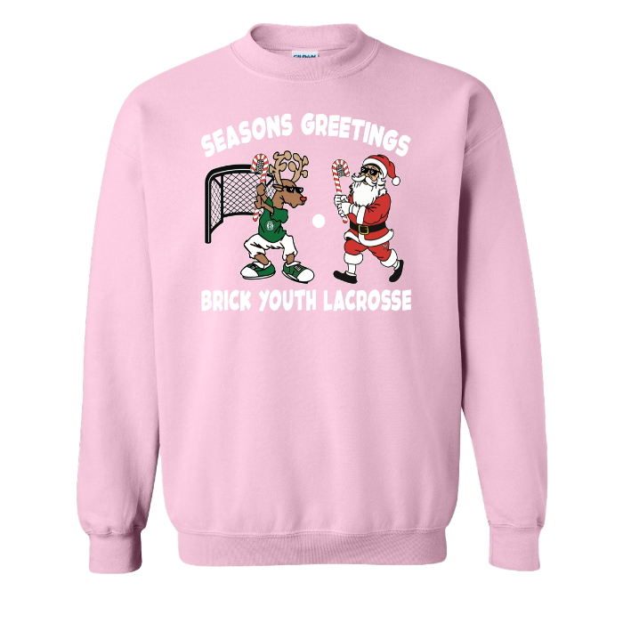 Santa Reindeer Crewneck Sweatshirt