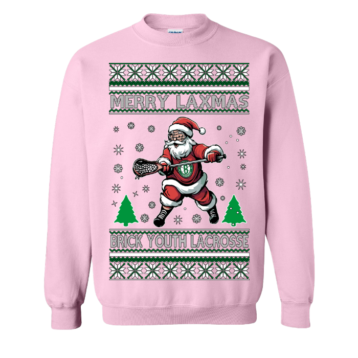 Santa Playing Crewneck Sweatshirt