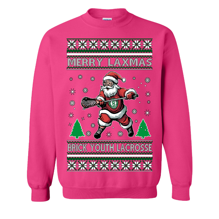 Santa Playing Crewneck Sweatshirt