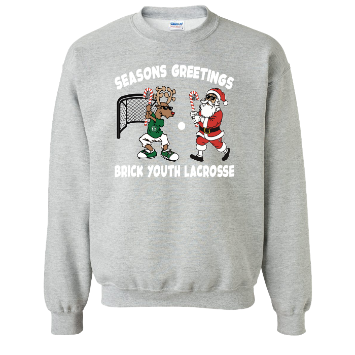 Santa Reindeer Crewneck Sweatshirt