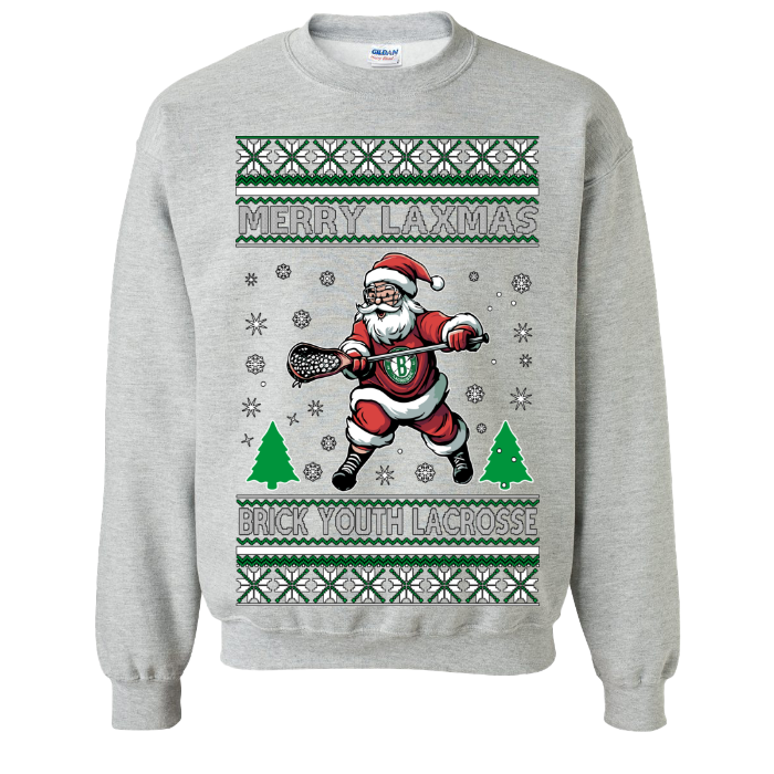 Santa Playing Crewneck Sweatshirt