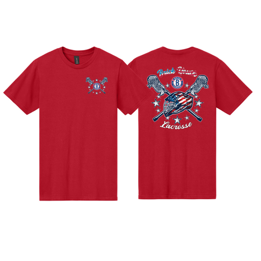 Brick Youth Lax 4th of July Helmet Tee