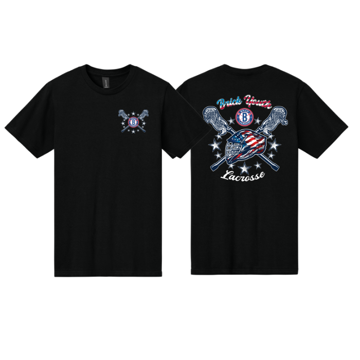 Brick Youth Lax 4th of July Helmet Tee