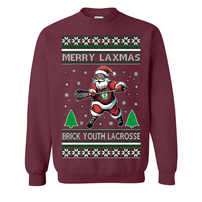 Santa Playing Crewneck Sweatshirt