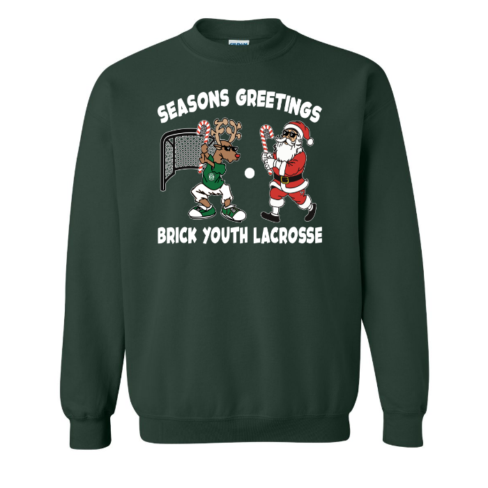 Santa Reindeer Crewneck Sweatshirt